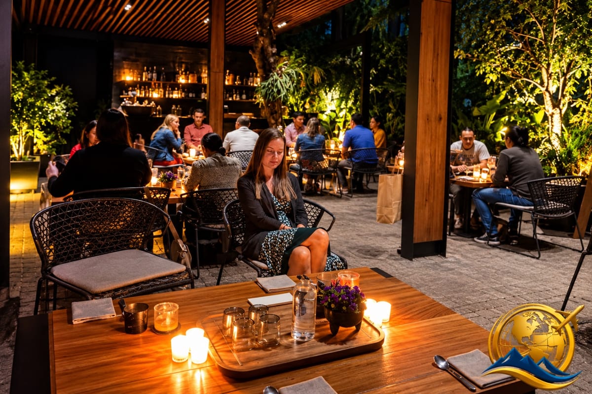 Pujol restaurant interior in Mexico City